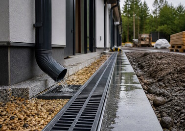 Устройство ливневой канализации